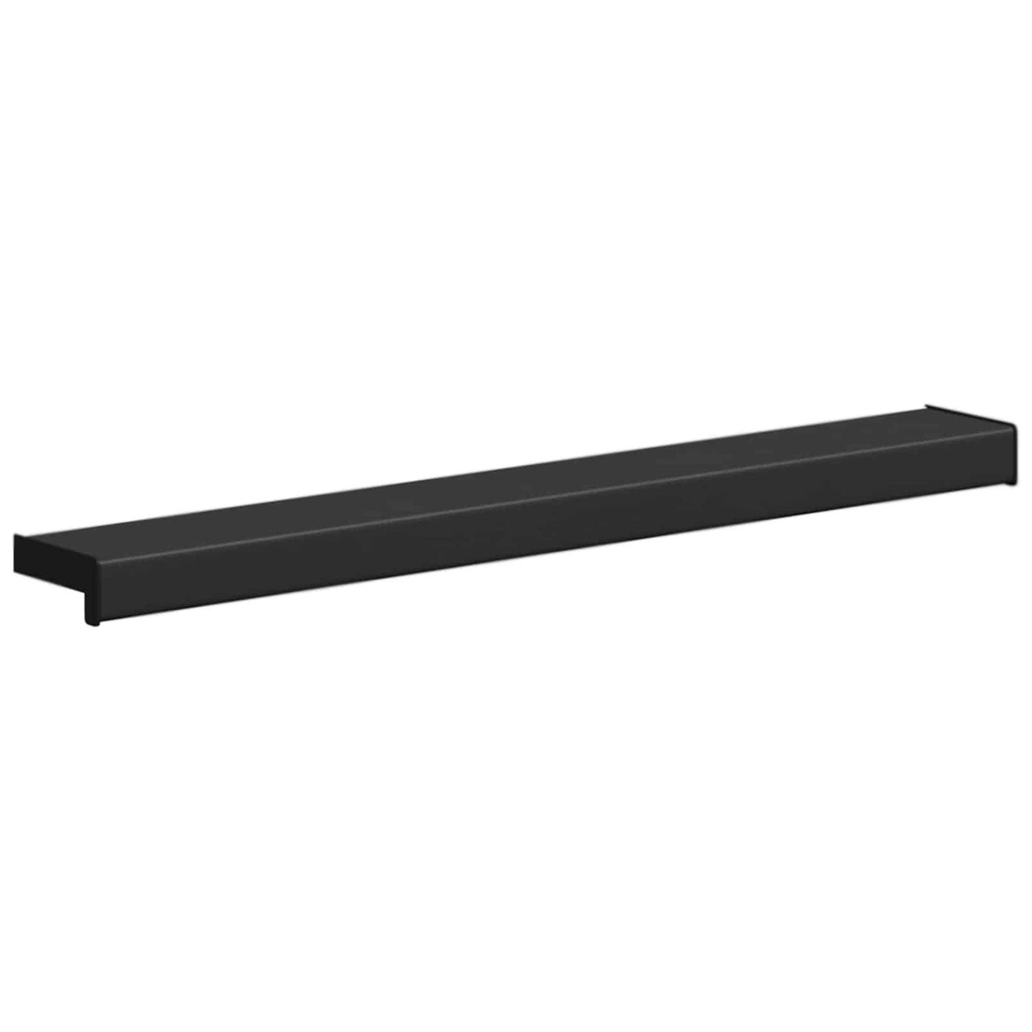 Vindueskarm Sort med træstruktur 60 x 10 x 4,5 cm PVC