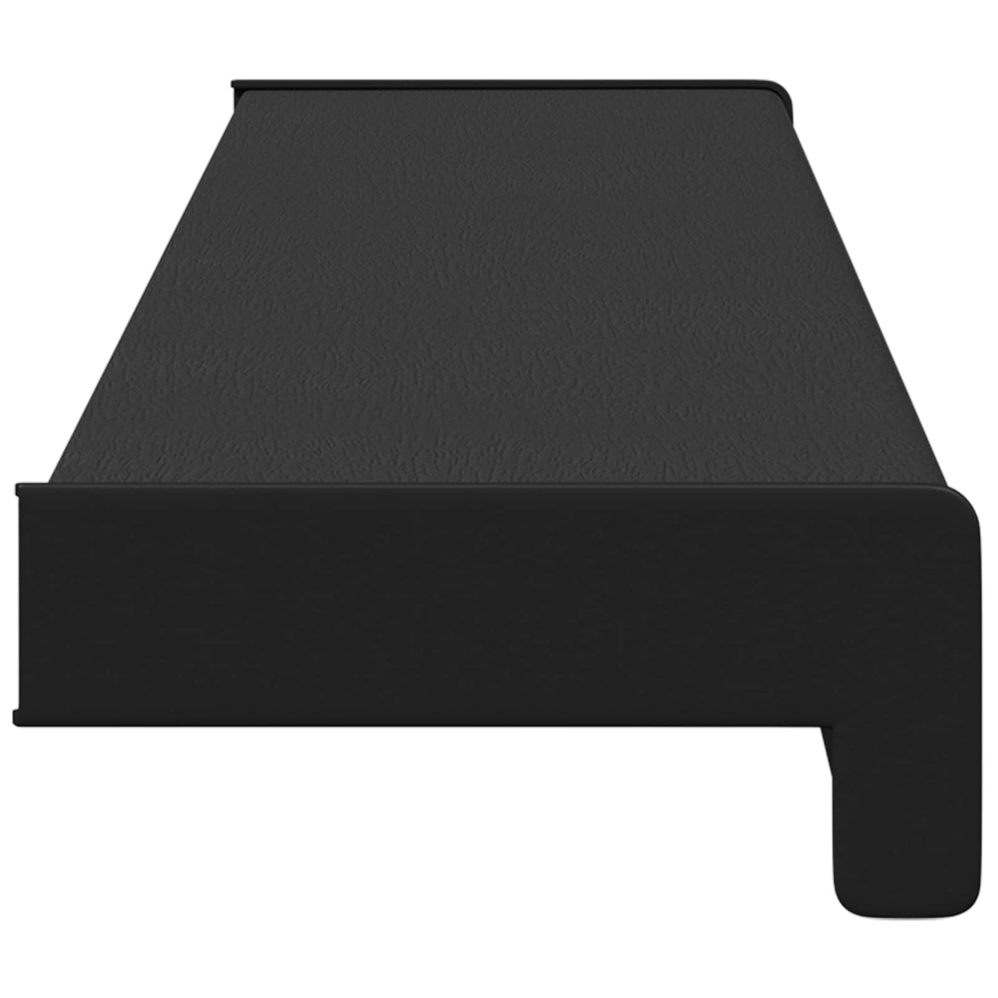 Vindueskarm Sort med træstruktur 60 x 10 x 4,5 cm PVC