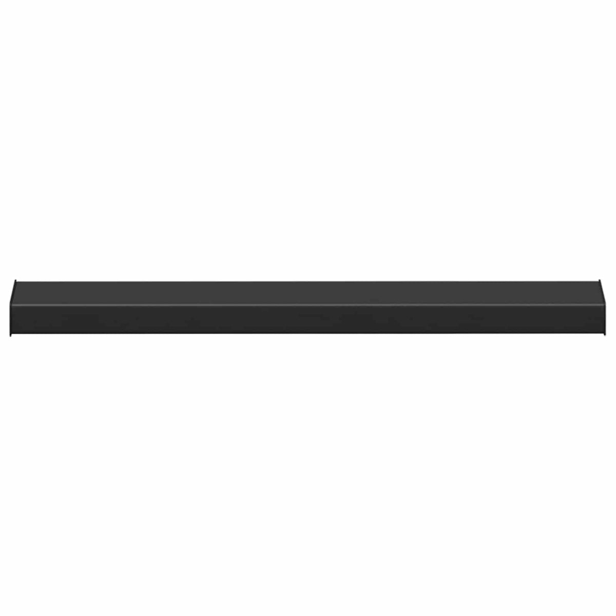 Vindueskarm Sort med træstruktur 60 x 15 x 4,5 cm PVC