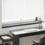 Vindueskarm Sort med træstruktur 160 x 25 x 4,5 cm PVC