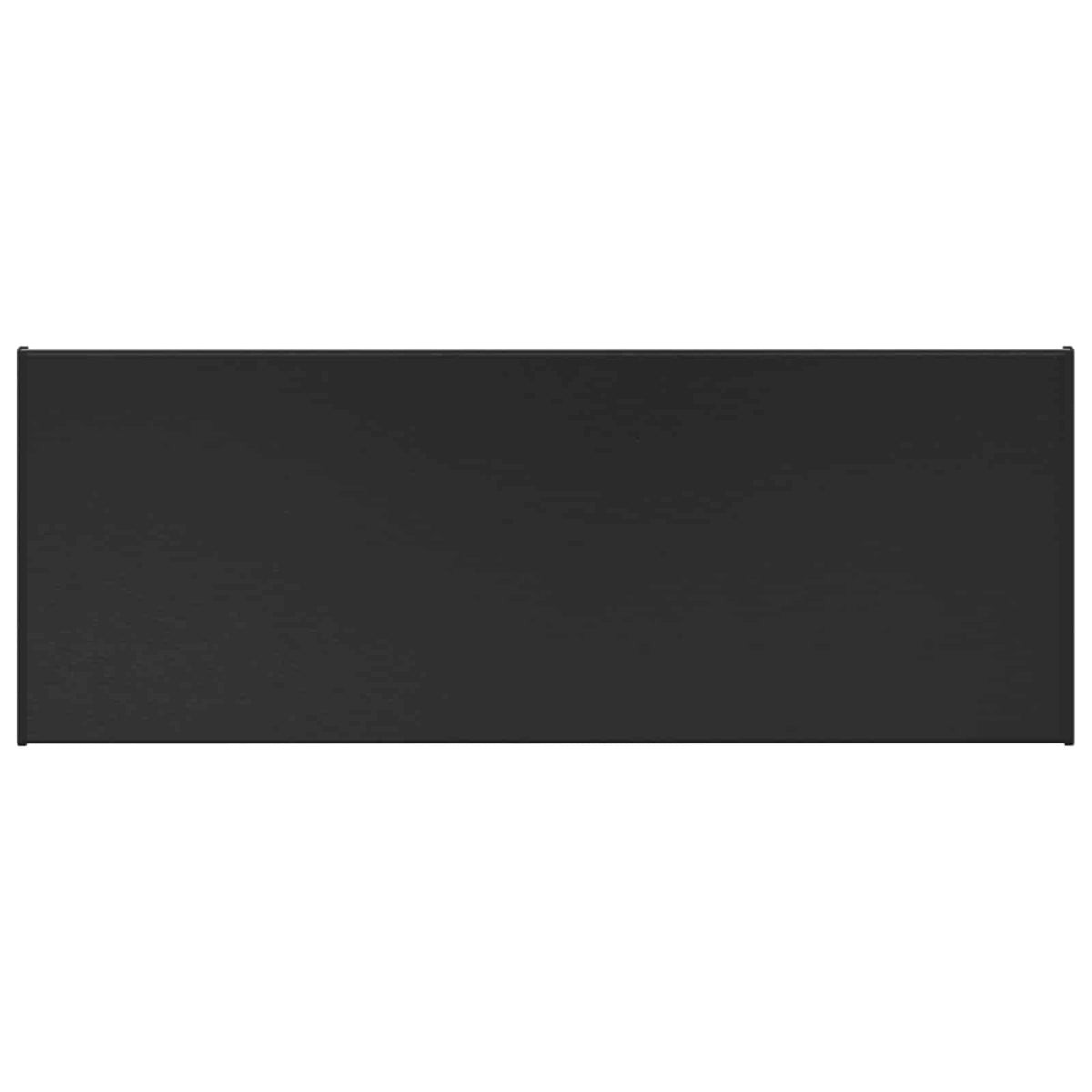 Vindueskarm Sort med træstruktur 60 x 30 x 4,5 cm PVC