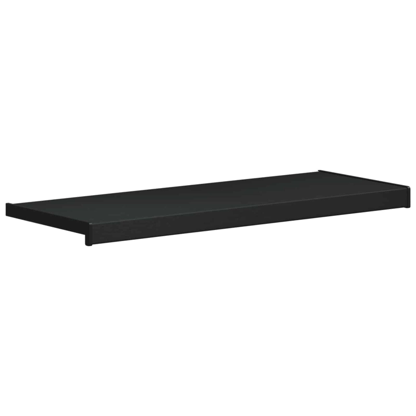 Vindueskarm Sort med træstruktur 80 x 30 x 4,5 cm PVC