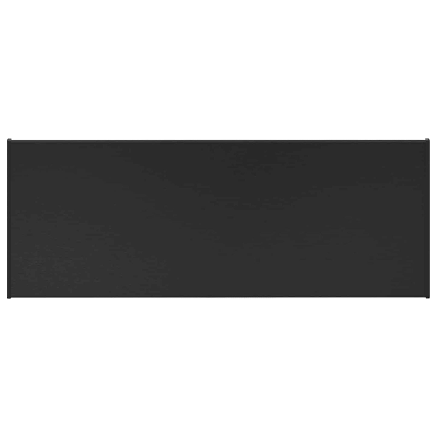 Vindueskarm Sort med træstruktur 100 x 30 x 4,5 cm PVC