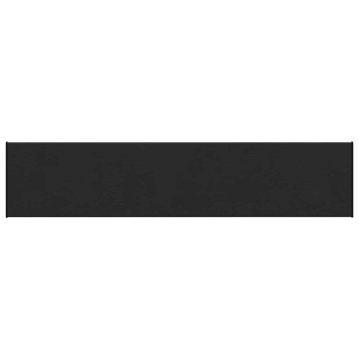Vindueskarm Sort med træstruktur 120 x 30 x 4,5 cm PVC
