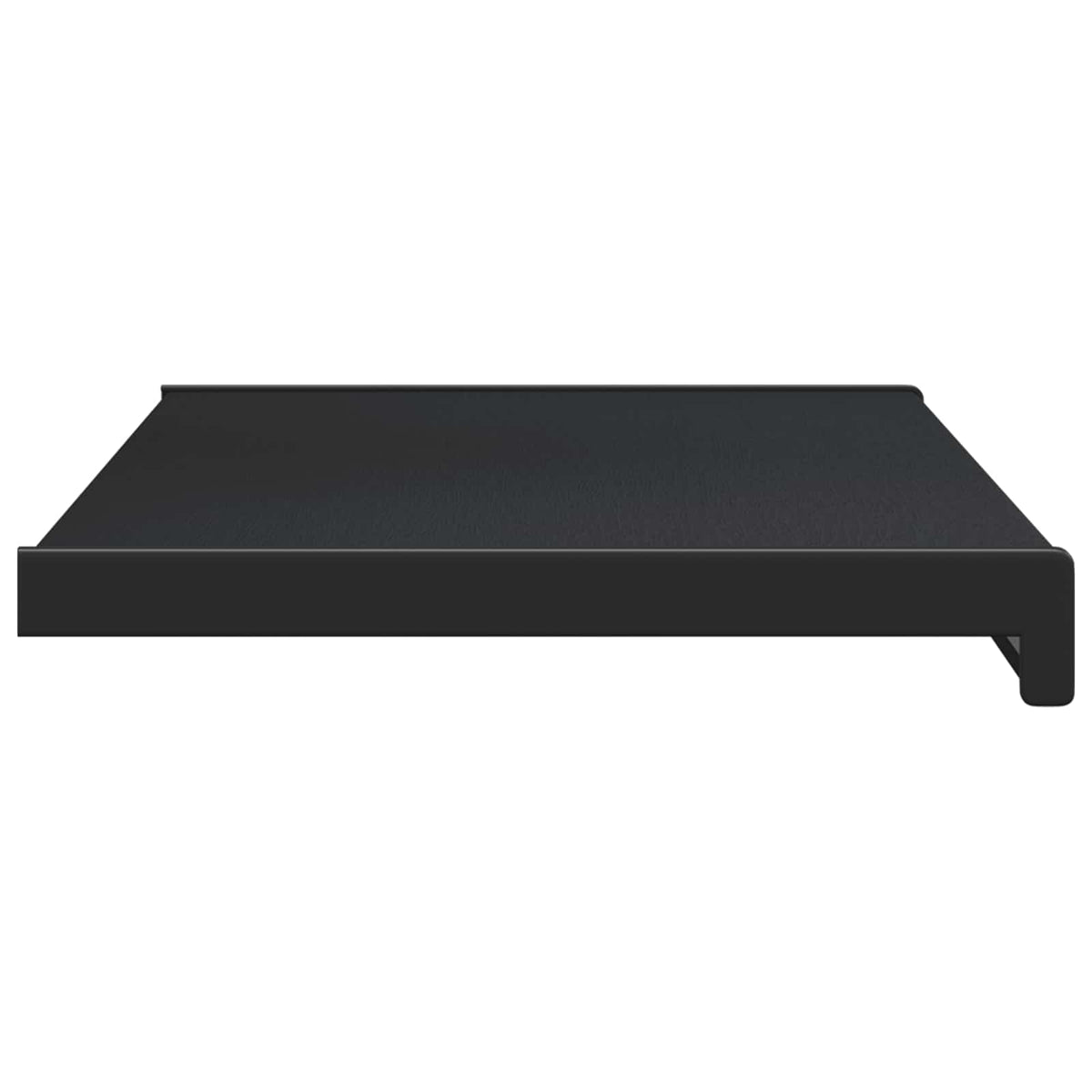 Vindueskarm Sort med træstruktur 100 x 35 x 4,5 cm PVC