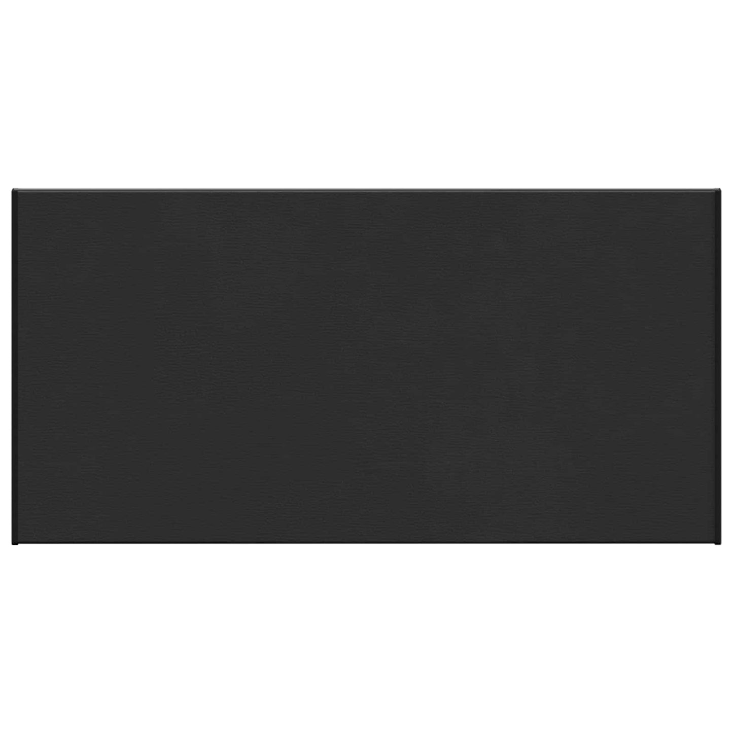 Vindueskarm Sort med træstruktur 80 x 40 x 4,5 cm PVC