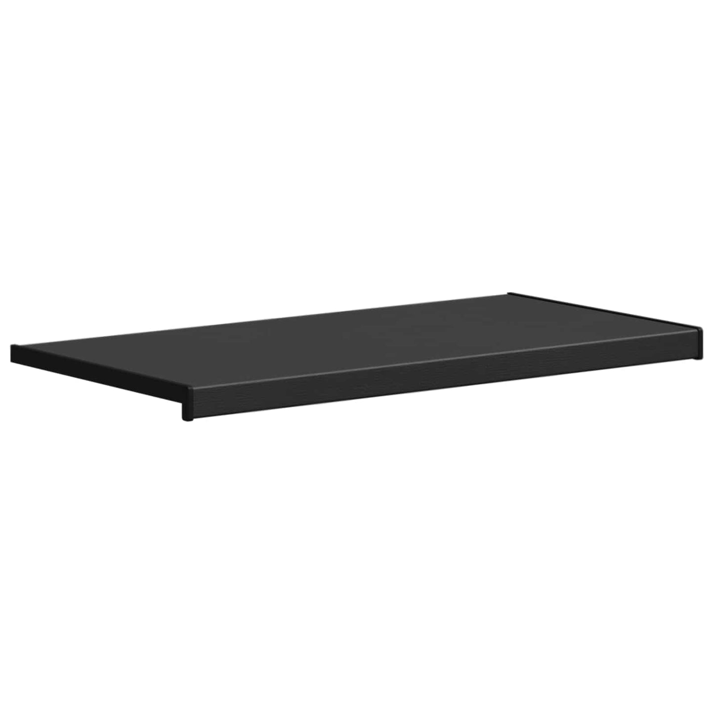 Vindueskarm Sort med træstruktur 100 x 40 x 4,5 cm PVC