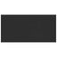 Vindueskarm Sort med træstruktur 60 x 45 x 4,5 cm PVC