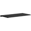 Vindueskarm Sort med træstruktur 80 x 45 x 4,5 cm PVC