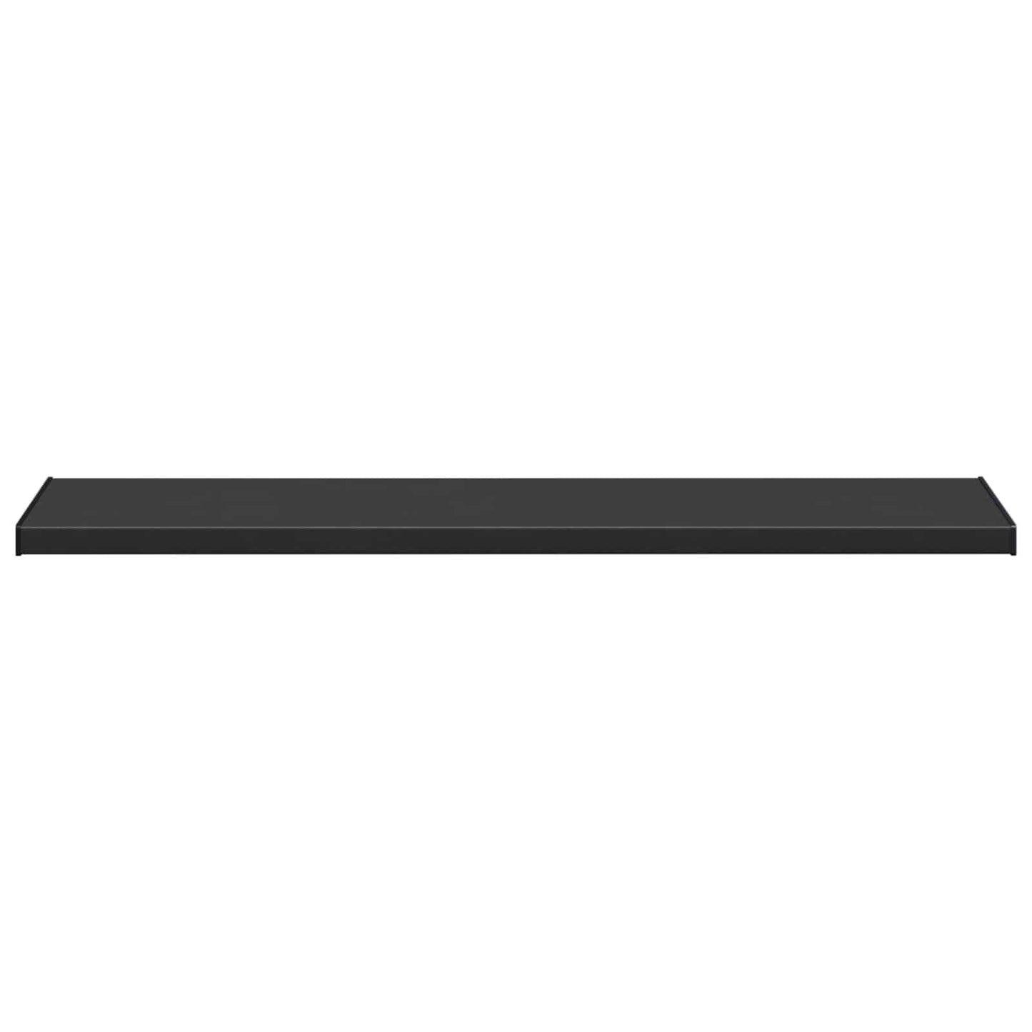 Vindueskarm Sort med træstruktur 140 x 45 x 4,5 cm PVC