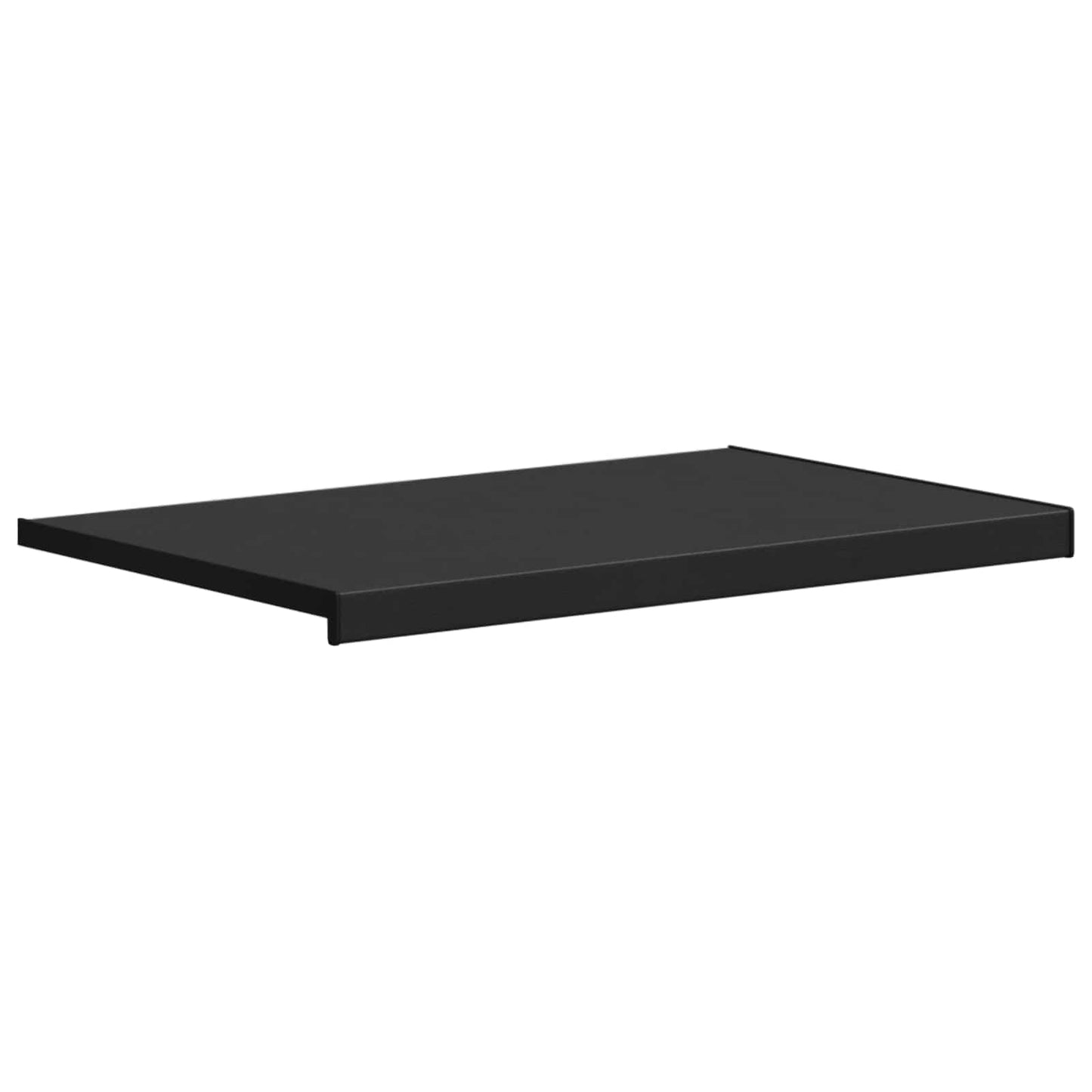 Vindueskarm Sort med træstruktur 60 x 50 x 4,5 cm PVC