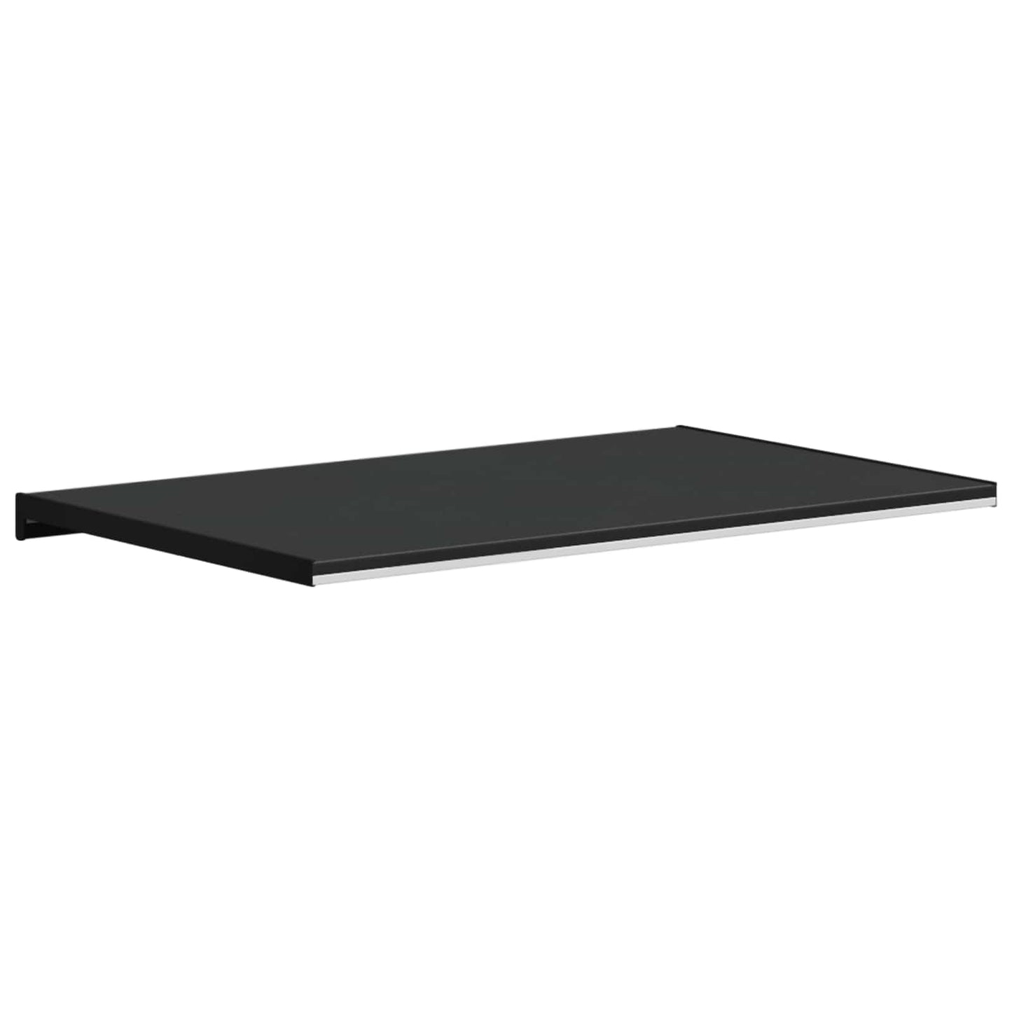 Vindueskarm Sort med træstruktur 60 x 50 x 4,5 cm PVC