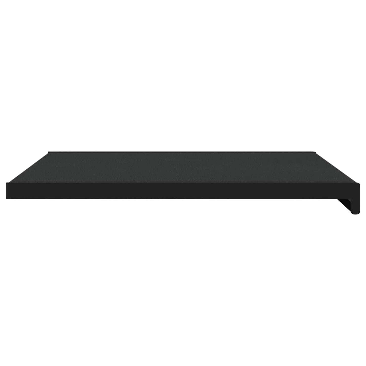Vindueskarm Sort med træstruktur 100 x 50 x 4,5 cm PVC