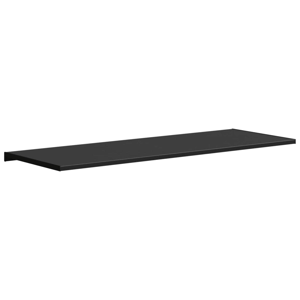 Vindueskarm Sort med træstruktur 140 x 50 x 4,5 cm PVC
