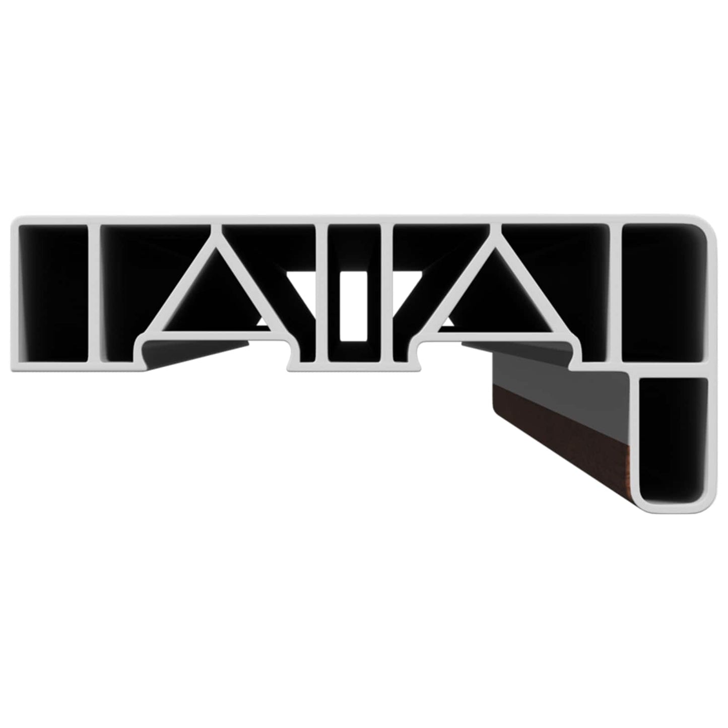 Vindueskarm Brun træ 140 x 15 x 4,5 cm PVC