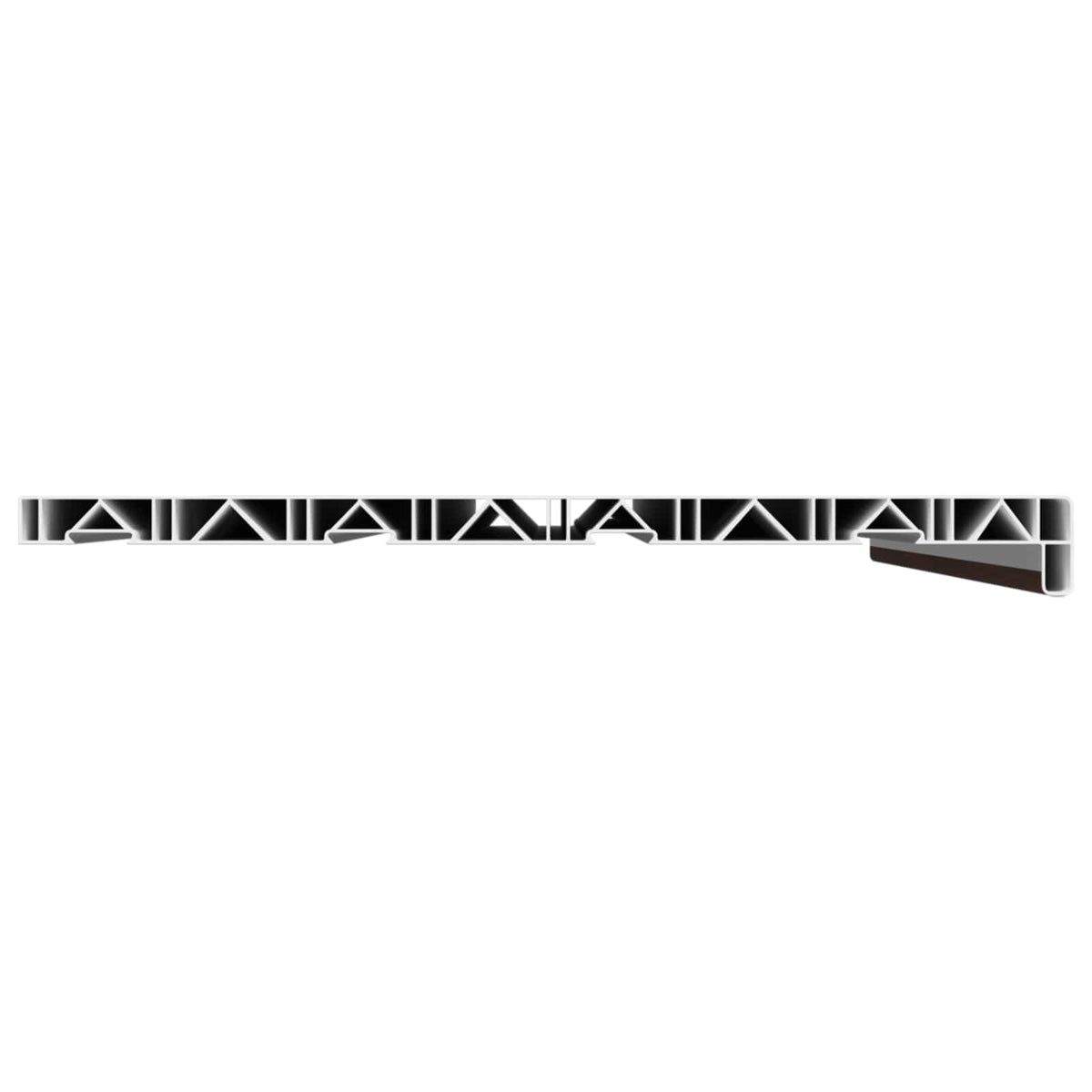 Vindueskarm Brun træ 80 x 45 x 4,5 cm PVC