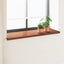 Vindueskarm Brun træ 120 x 50 x 4,5 cm PVC