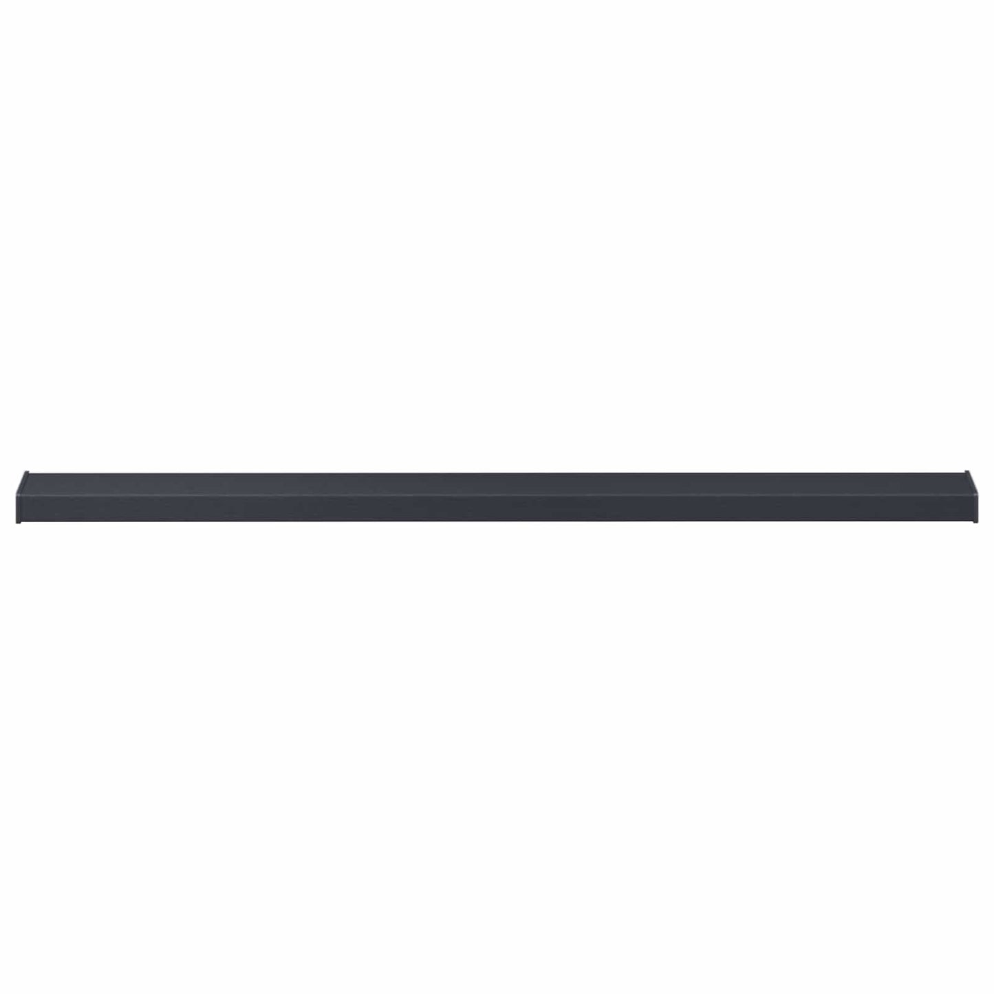 Vindueskarm Anthracit med træstruktur 120 x 10 x 4,5 cm PVC