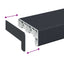 Vindueskarm Anthracit med træstruktur 140 x 10 x 4,5 cm PVC
