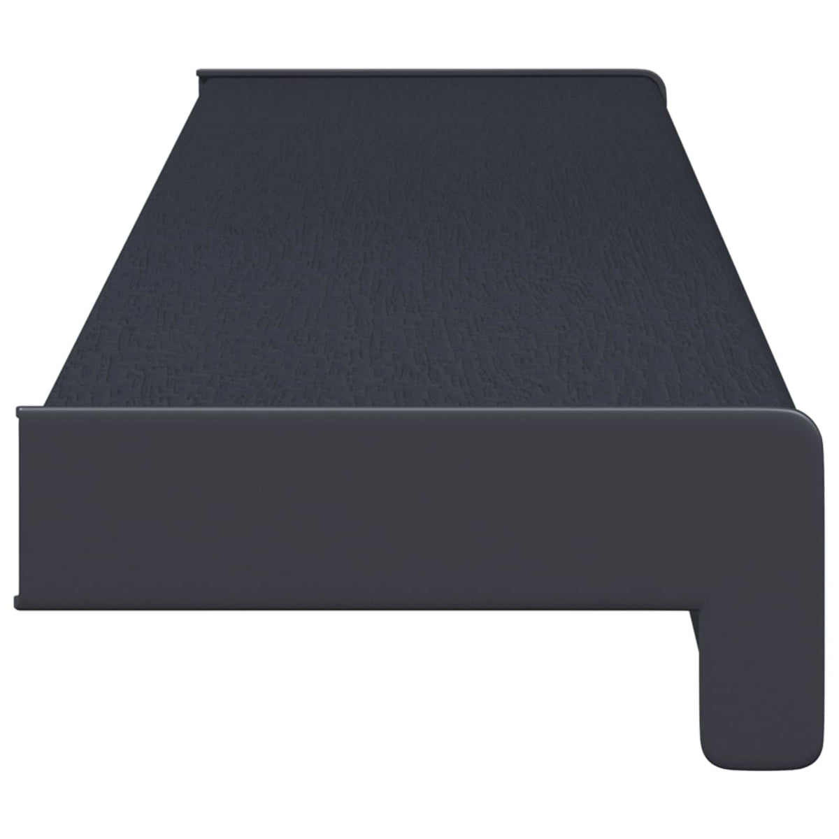 Vindueskarm Anthracit med træstruktur 60 x 15 x 4,5 cm PVC