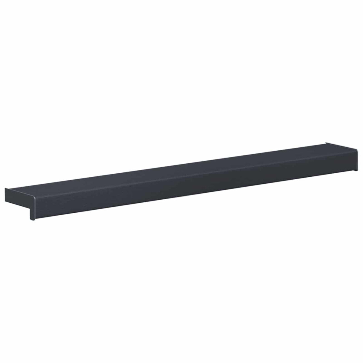 Vindueskarm Anthracit med træstruktur 100 x 15 x 4,5 cm PVC