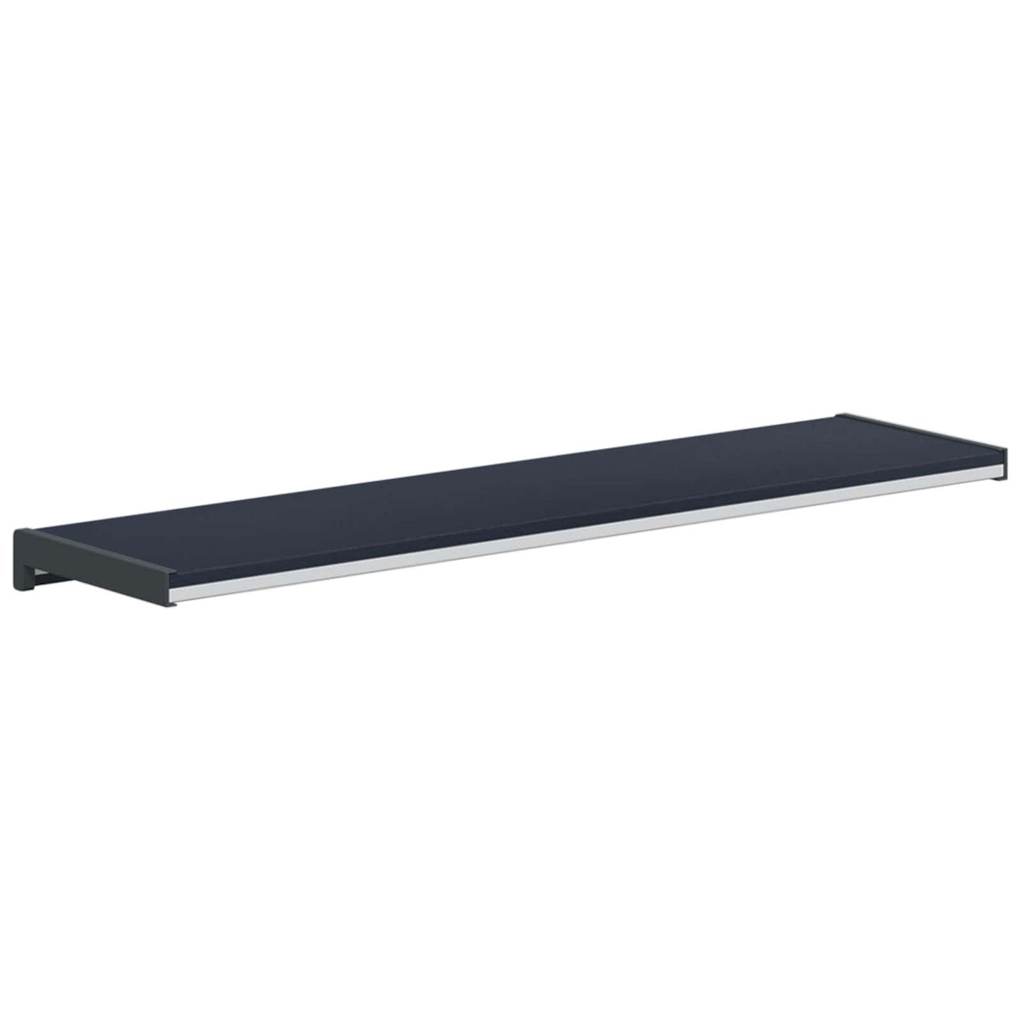 Vindueskarm Anthracit med træstruktur 60 x 20 x 4,5 cm PVC
