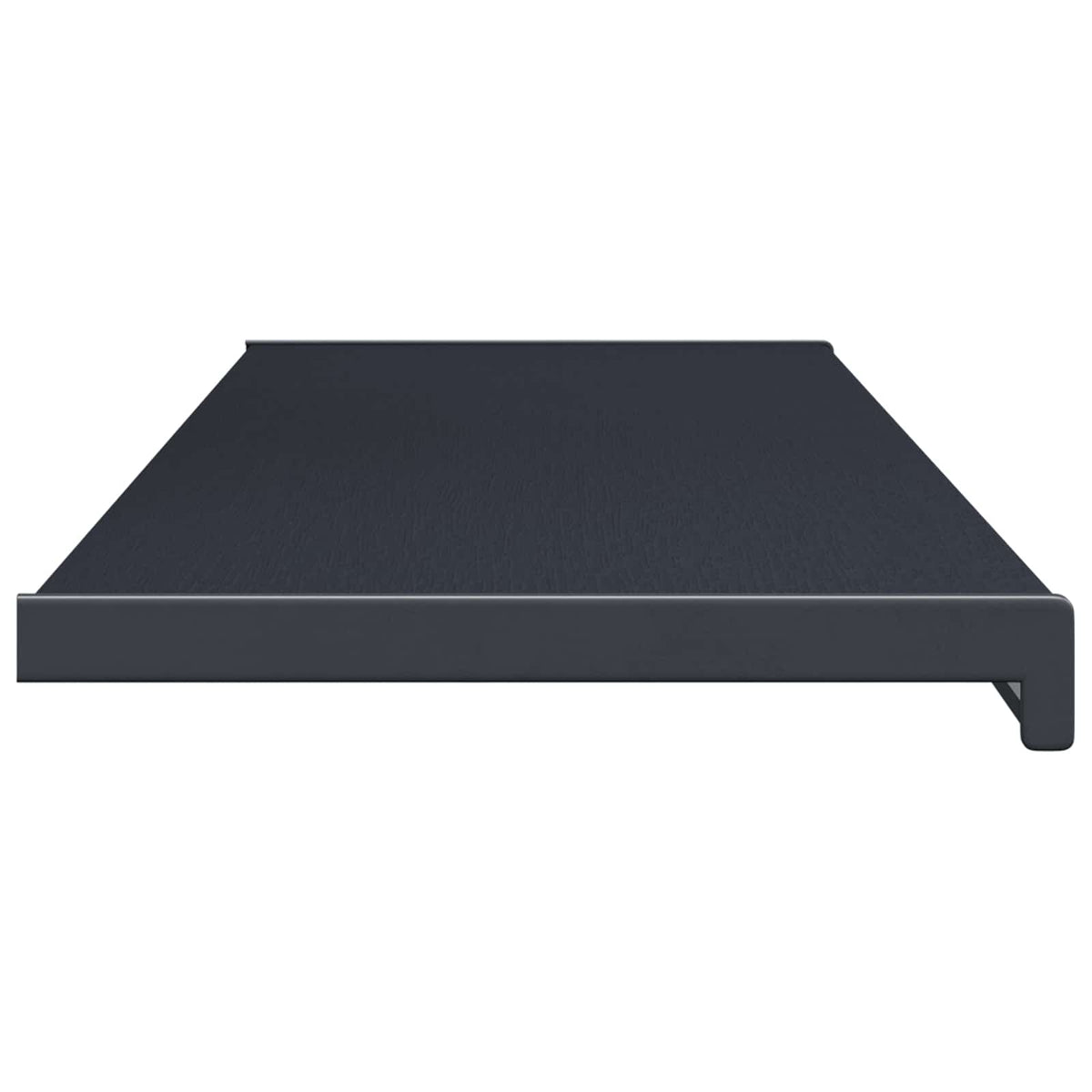 Vindueskarm Anthracit med træstruktur 120 x 20 x 4,5 cm PVC