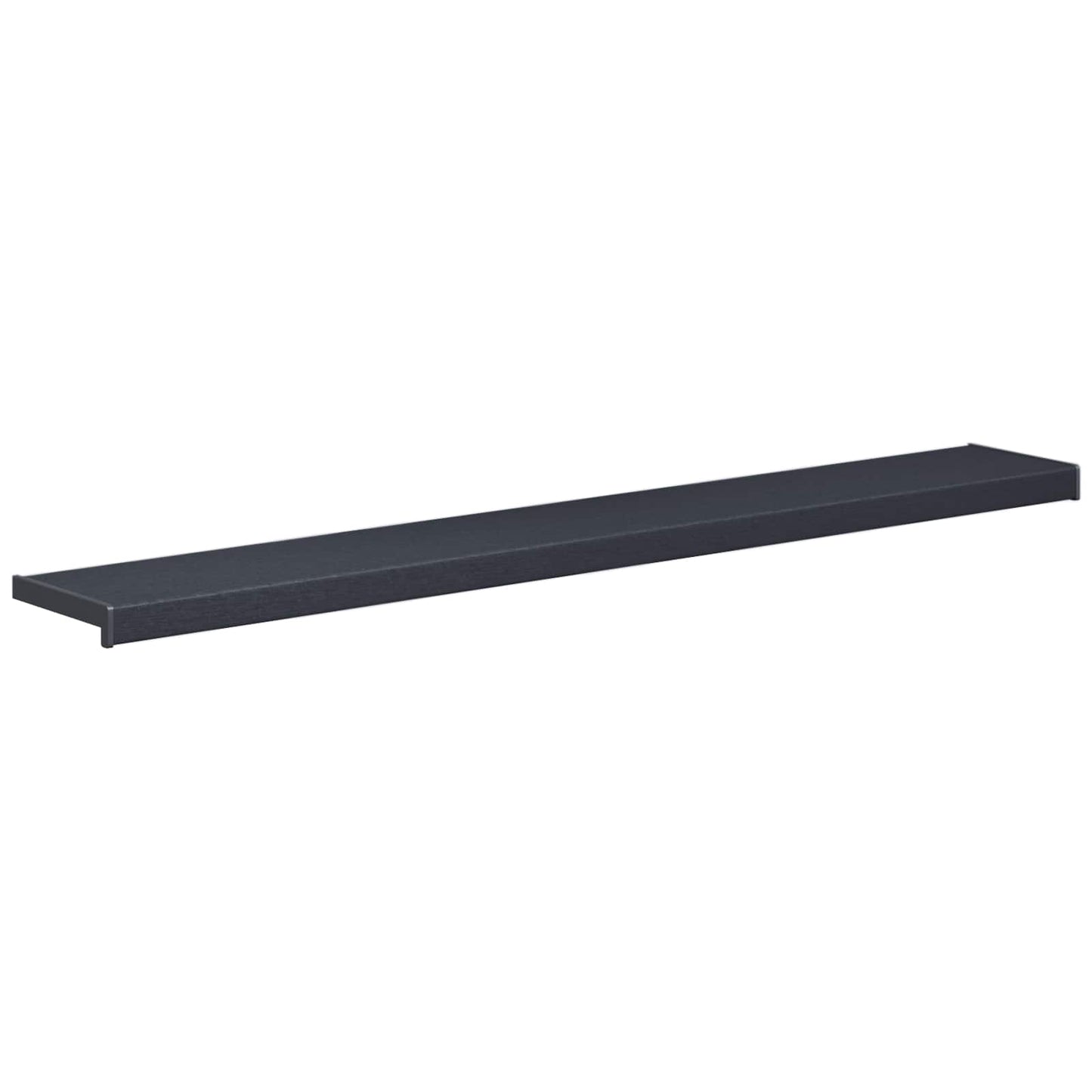Vindueskarm Anthracit med træstruktur 140 x 20 x 4,5 cm PVC