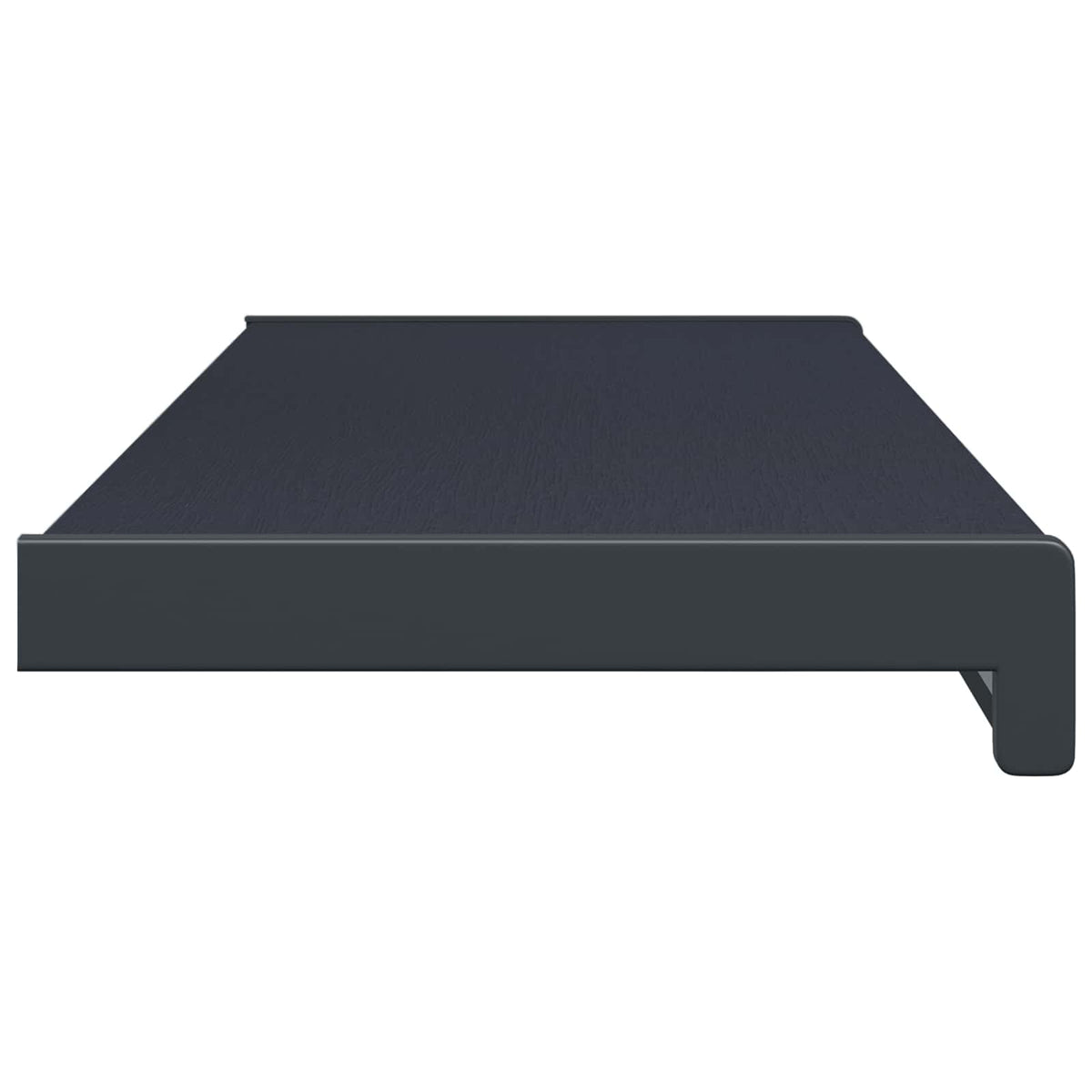 Vindueskarm Anthracit med træstruktur 80 x 25 x 4,5 cm PVC