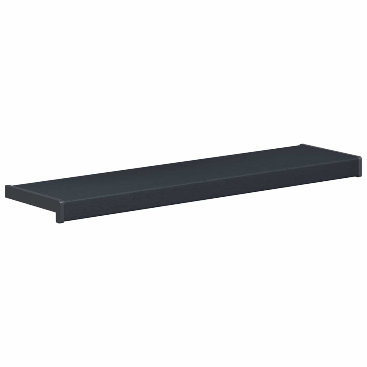 Vindueskarm Anthracit med træstruktur 100 x 25 x 4,5 cm PVC