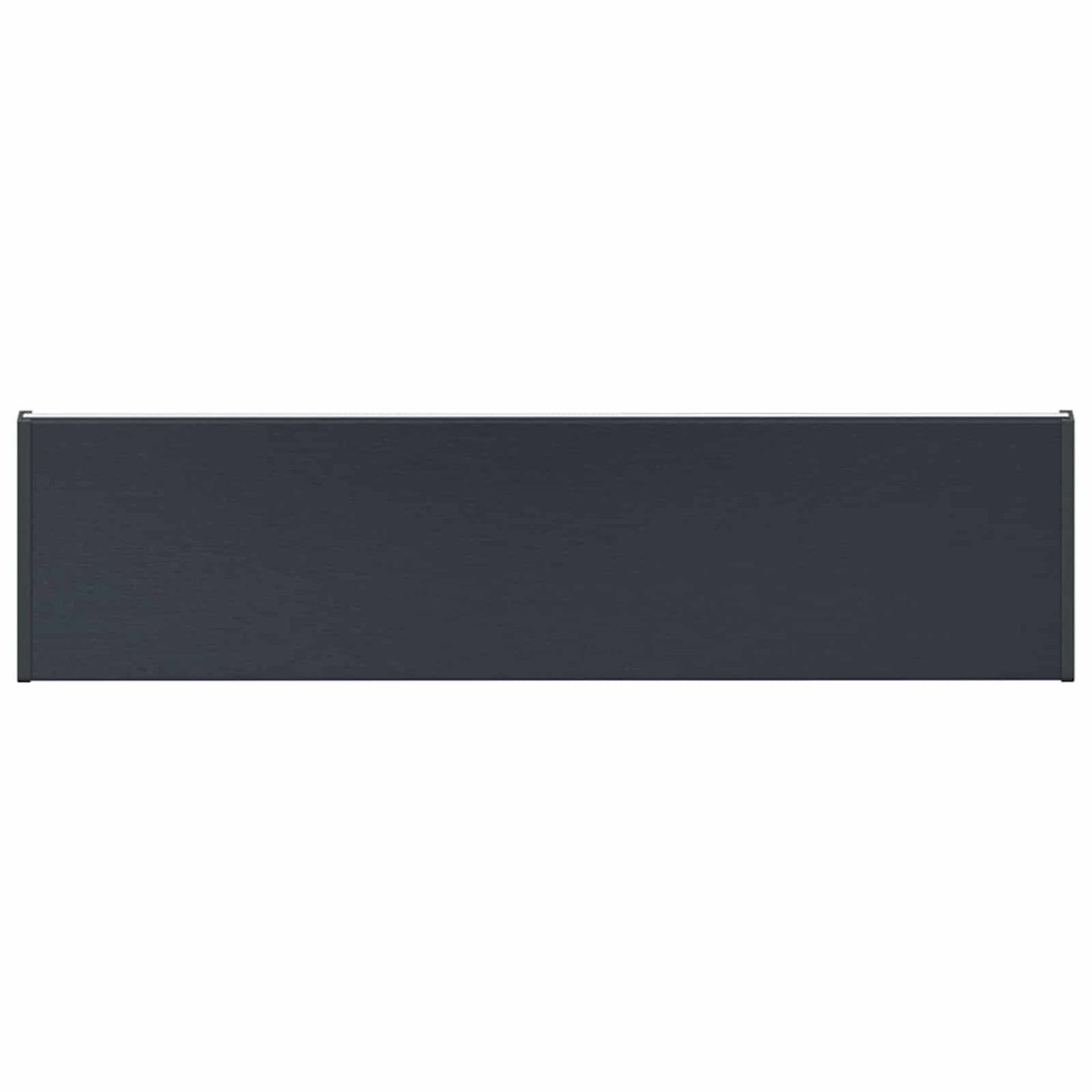 Vindueskarm Anthracit med træstruktur 100 x 25 x 4,5 cm PVC