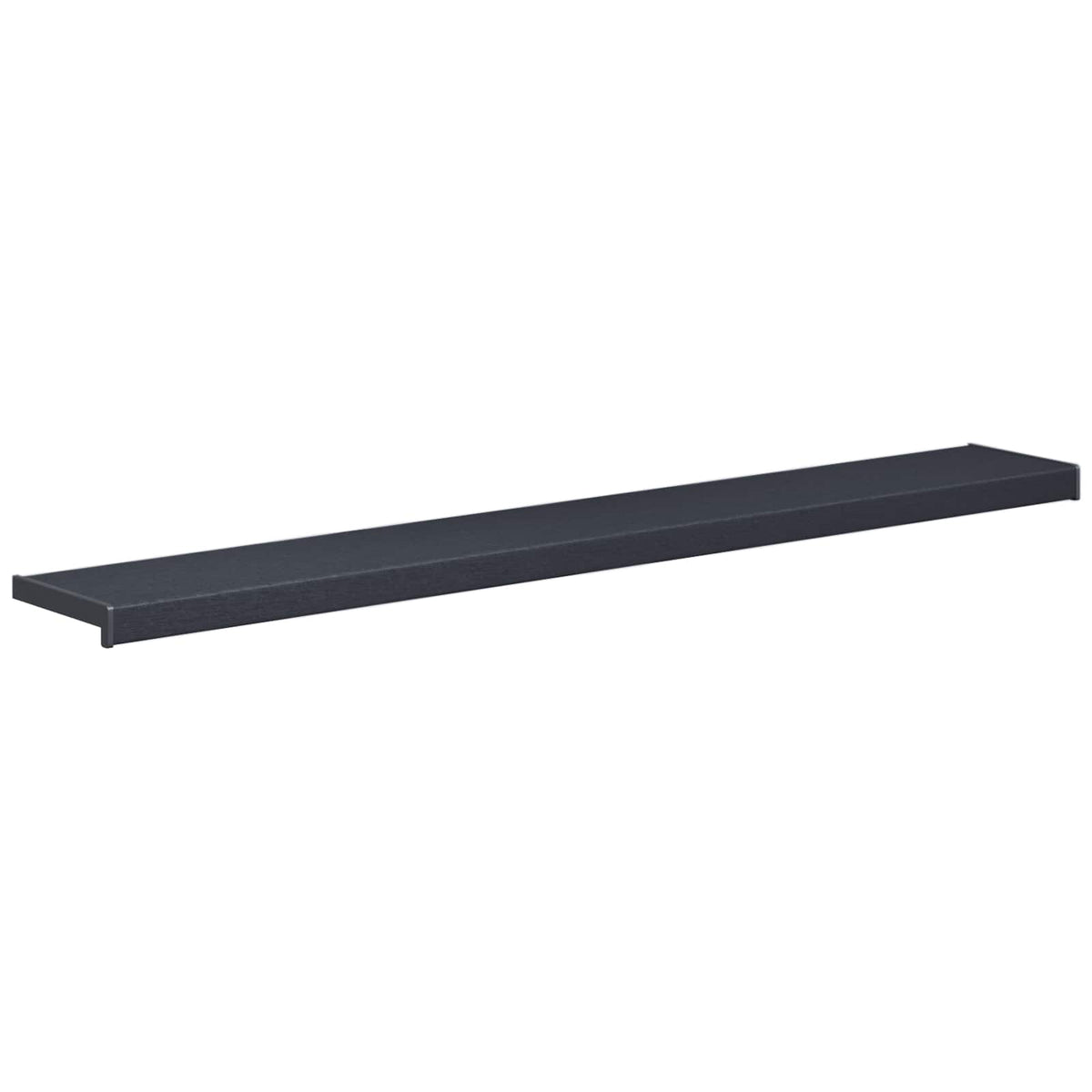 Vindueskarm Anthracit med træstruktur 160 x 25 x 4,5 cm PVC