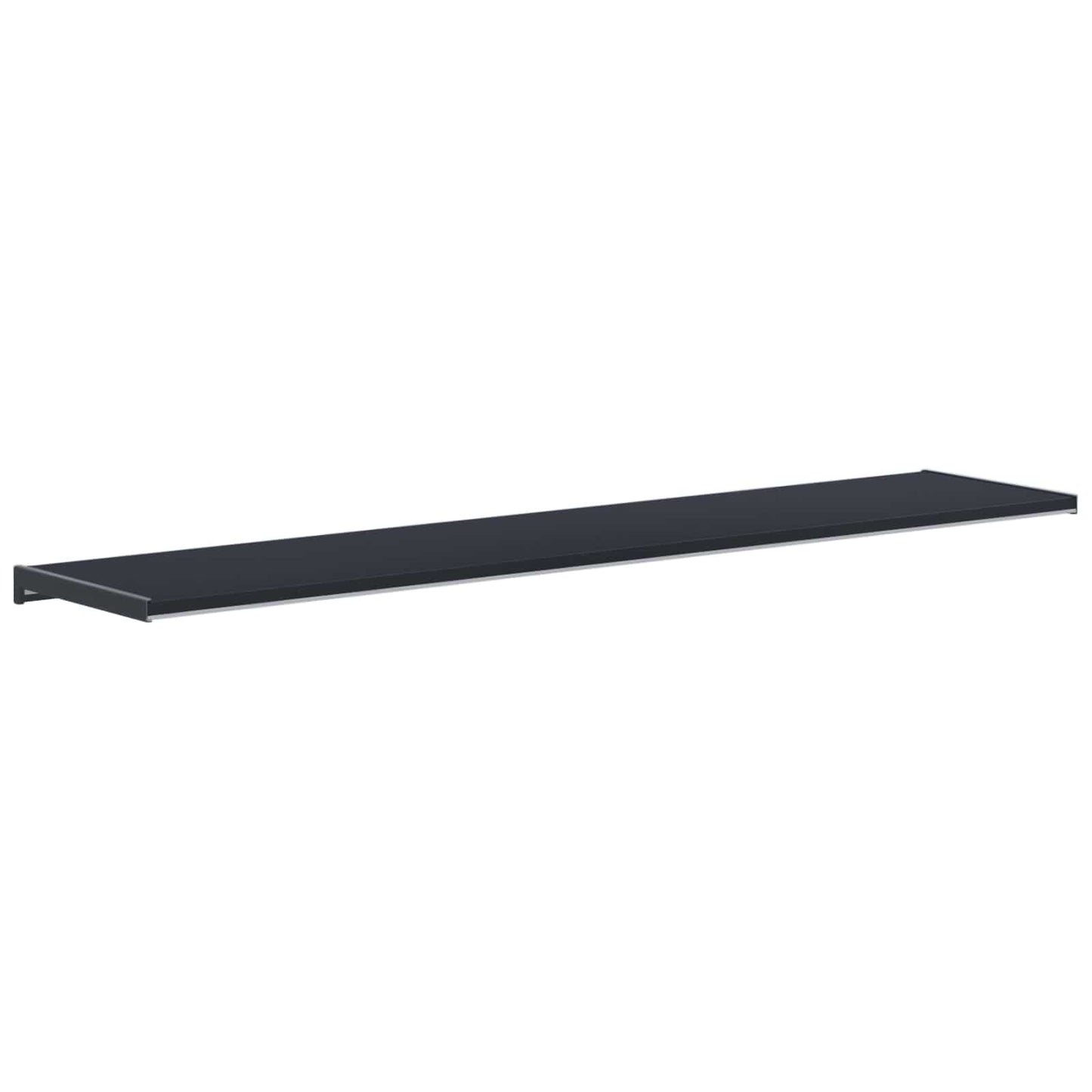 Vindueskarm Anthracit med træstruktur 120 x 30 x 4,5 cm PVC