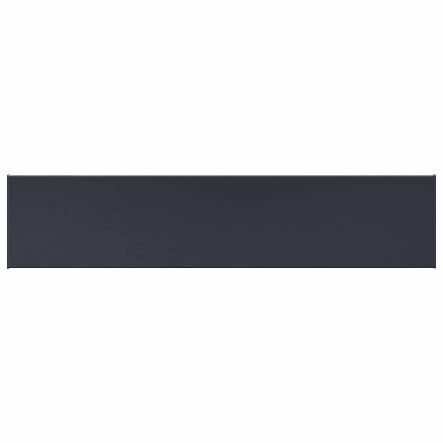 Vindueskarm Anthracit med træstruktur 120 x 30 x 4,5 cm PVC