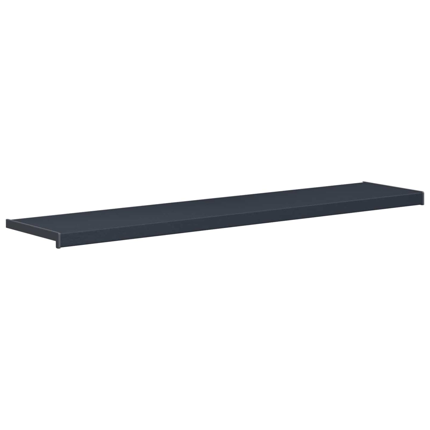 Vindueskarm Anthracit med træstruktur 140 x 35 x 4,5 cm PVC