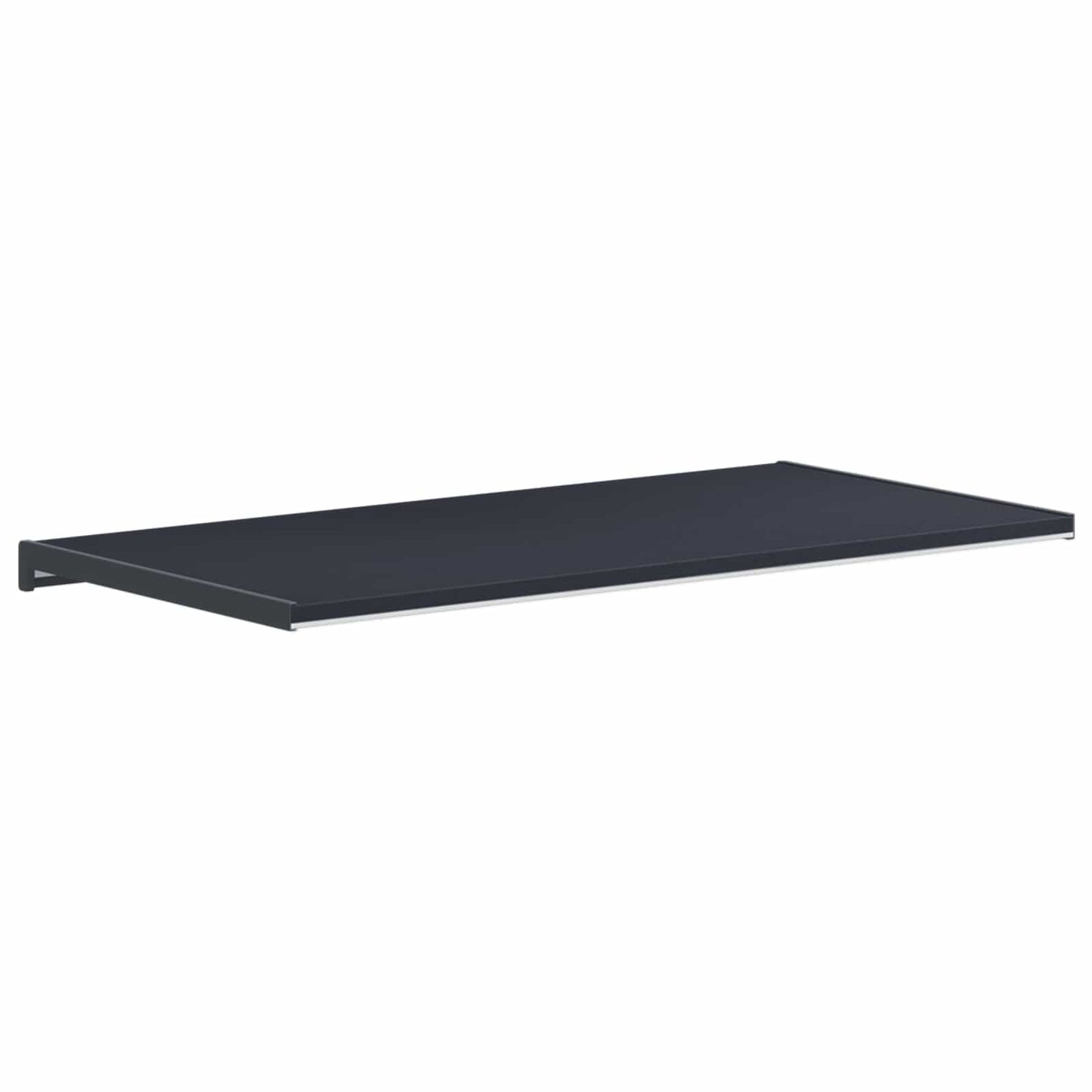Vindueskarm Anthracit med træstruktur 60 x 40 x 4,5 cm PVC