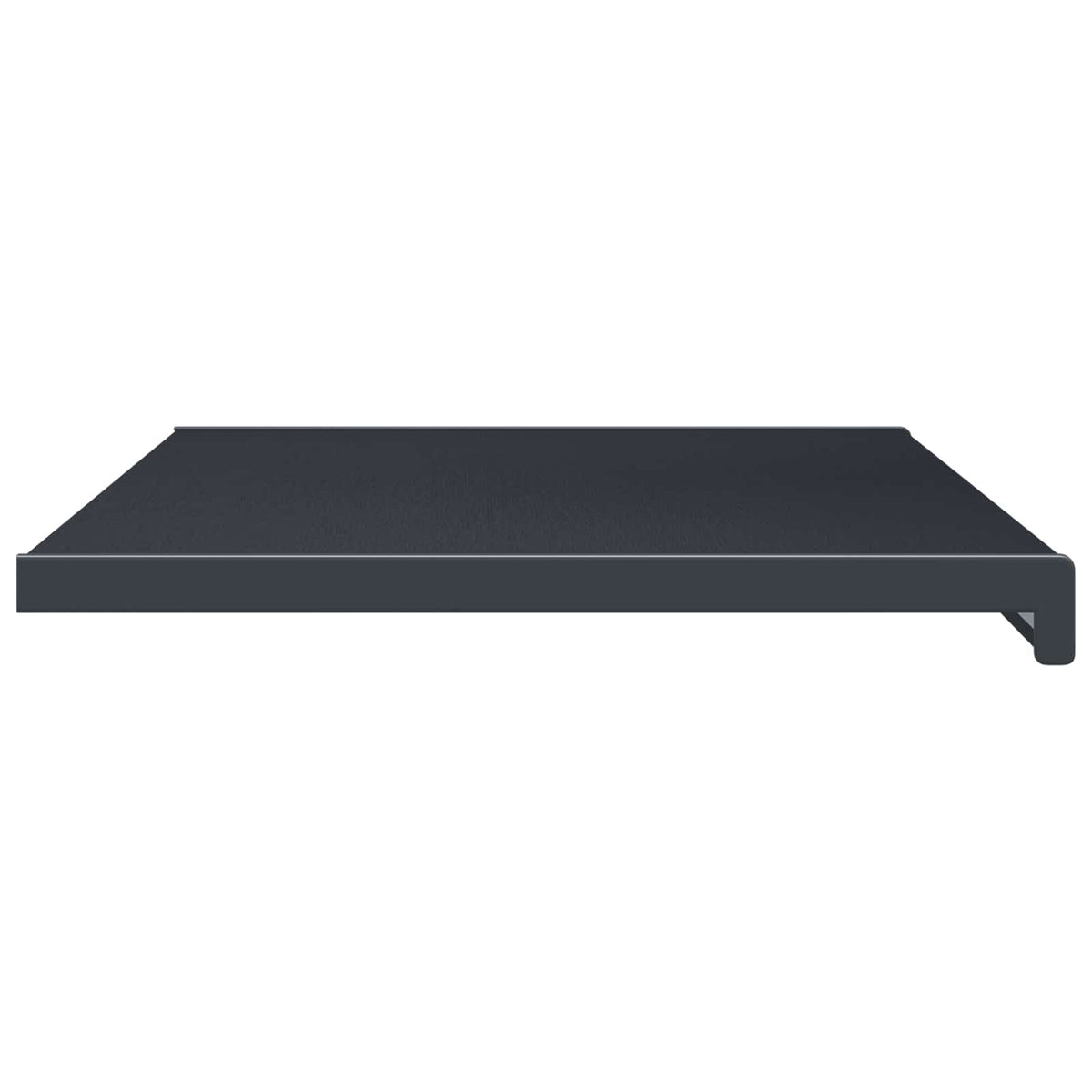 Vindueskarm Anthracit med træstruktur 60 x 40 x 4,5 cm PVC