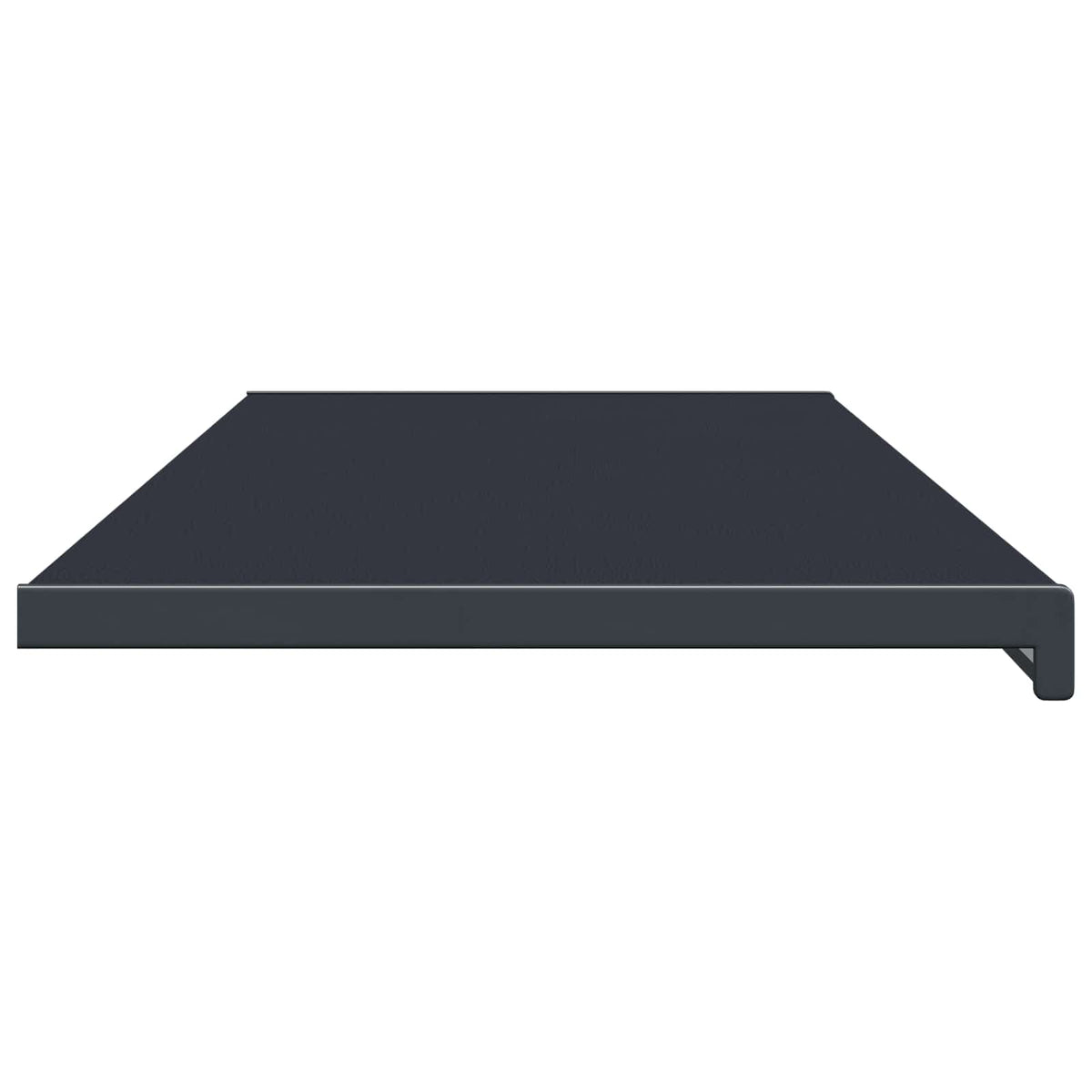 Vindueskarm Anthracit med træstruktur 160 x 40 x 4,5 cm PVC