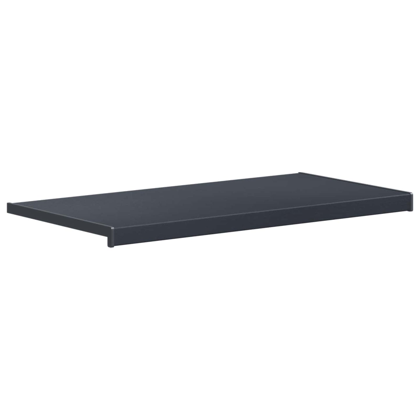 Vindueskarm Anthracit med træstruktur 80 x 45 x 4,5 cm PVC