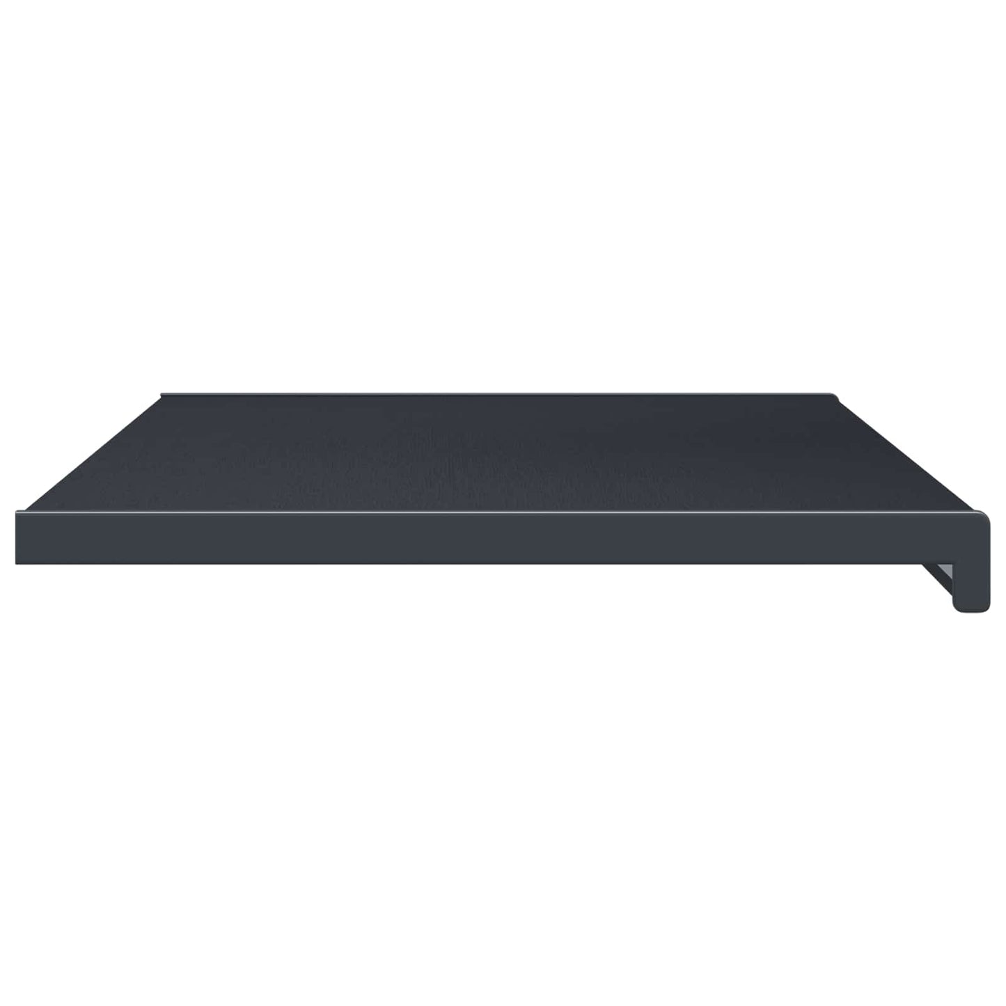 Vindueskarm Anthracit med træstruktur 100 x 45 x 4,5 cm PVC