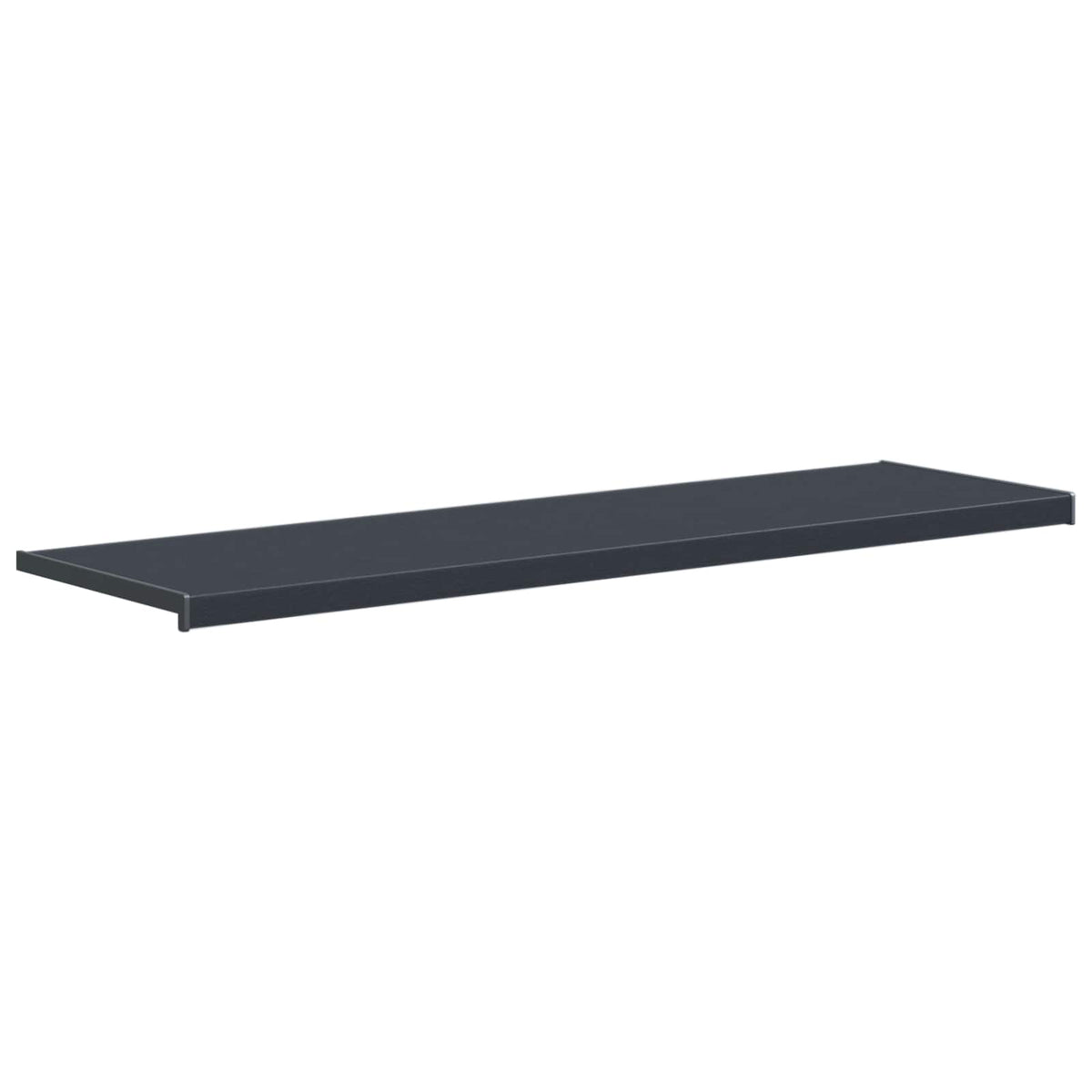 Vindueskarm Anthracit med træstruktur 120 x 45 x 4,5 cm PVC