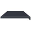 Vindueskarm Anthracit med træstruktur 160 x 45 x 4,5 cm PVC