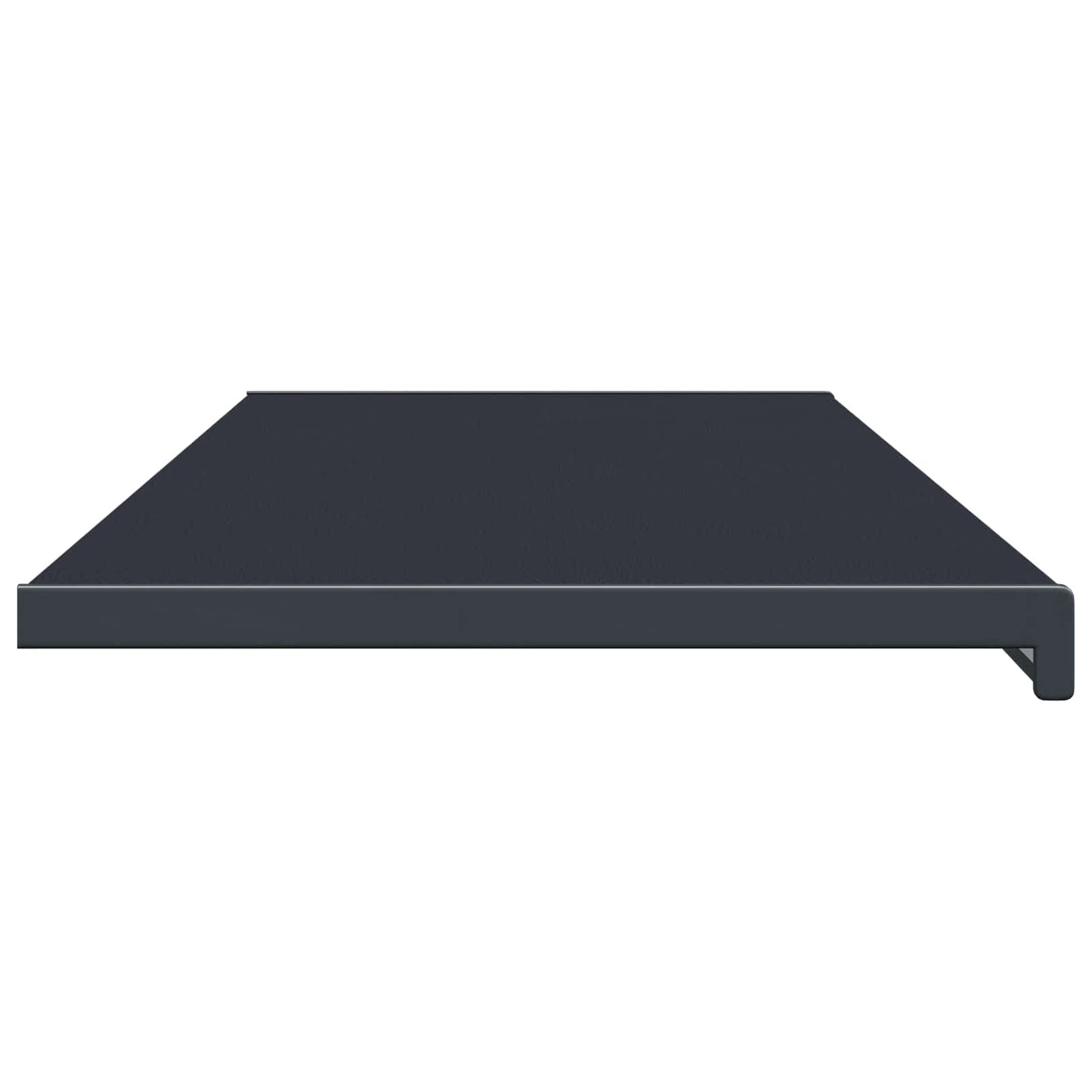 Vindueskarm Anthracit med træstruktur 160 x 45 x 4,5 cm PVC