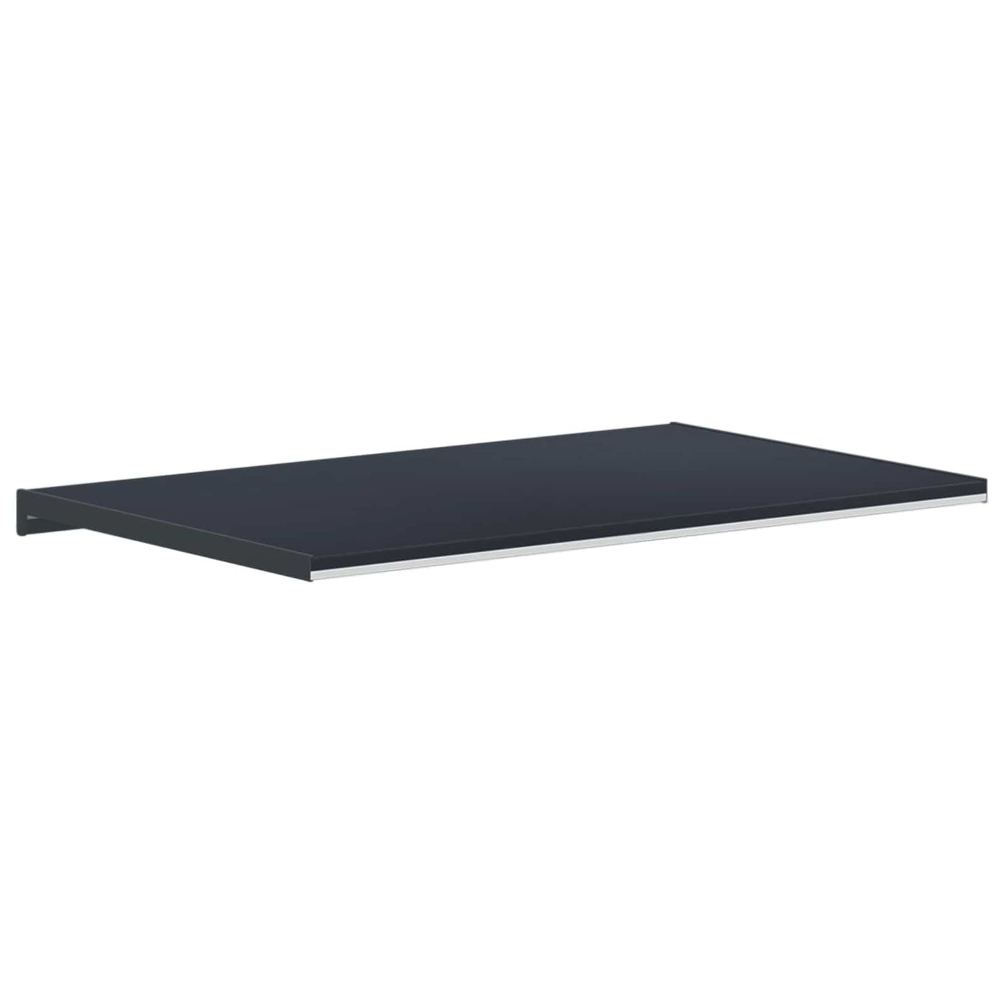 Vindueskarm Anthracit med træstruktur 60 x 50 x 4,5 cm PVC