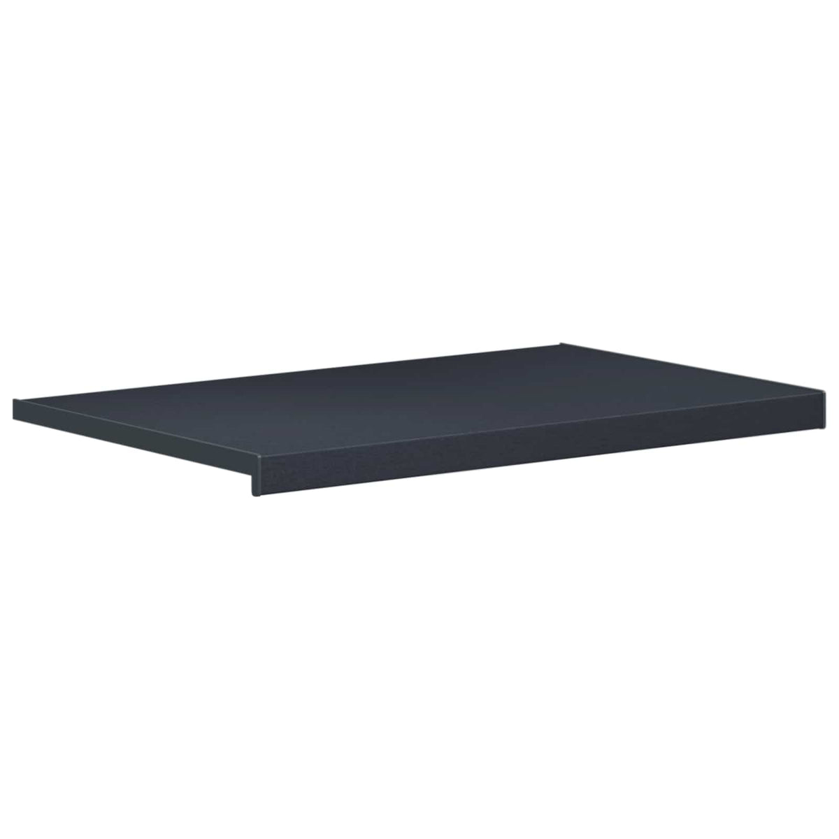 Vindueskarm Anthracit med træstruktur 80 x 50 x 4,5 cm PVC