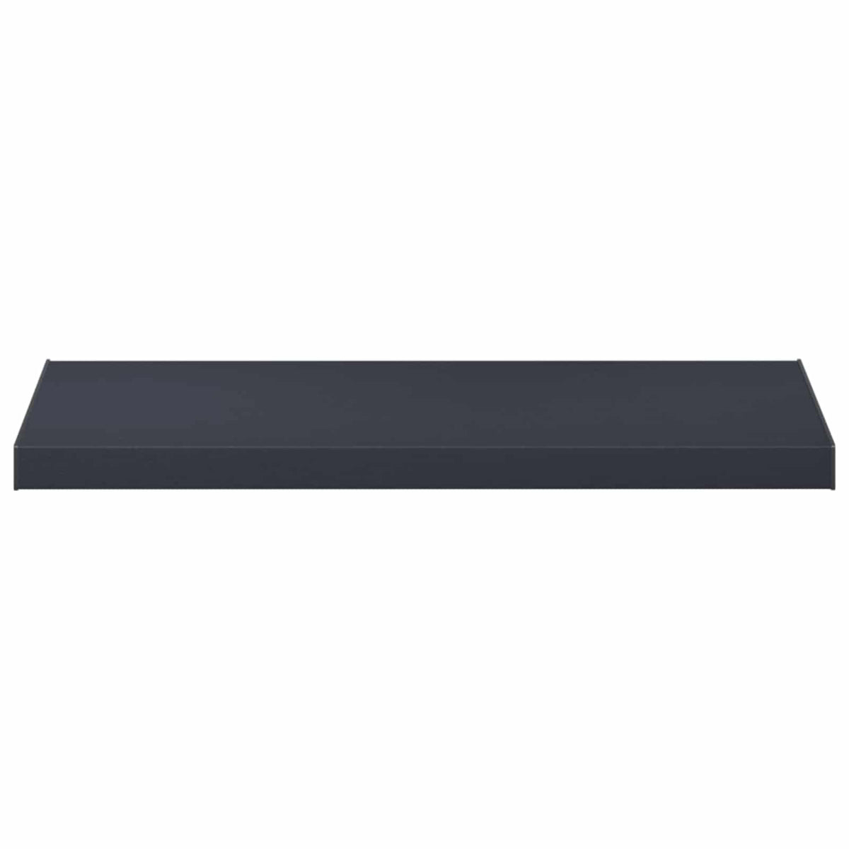 Vindueskarm Anthracit med træstruktur 80 x 50 x 4,5 cm PVC