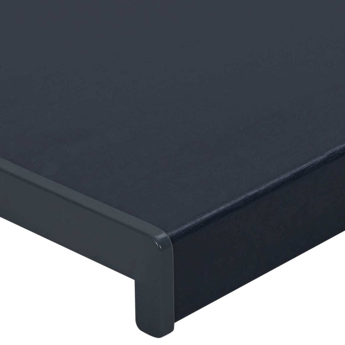 Vindueskarm Anthracit med træstruktur 100 x 50 x 4,5 cm PVC