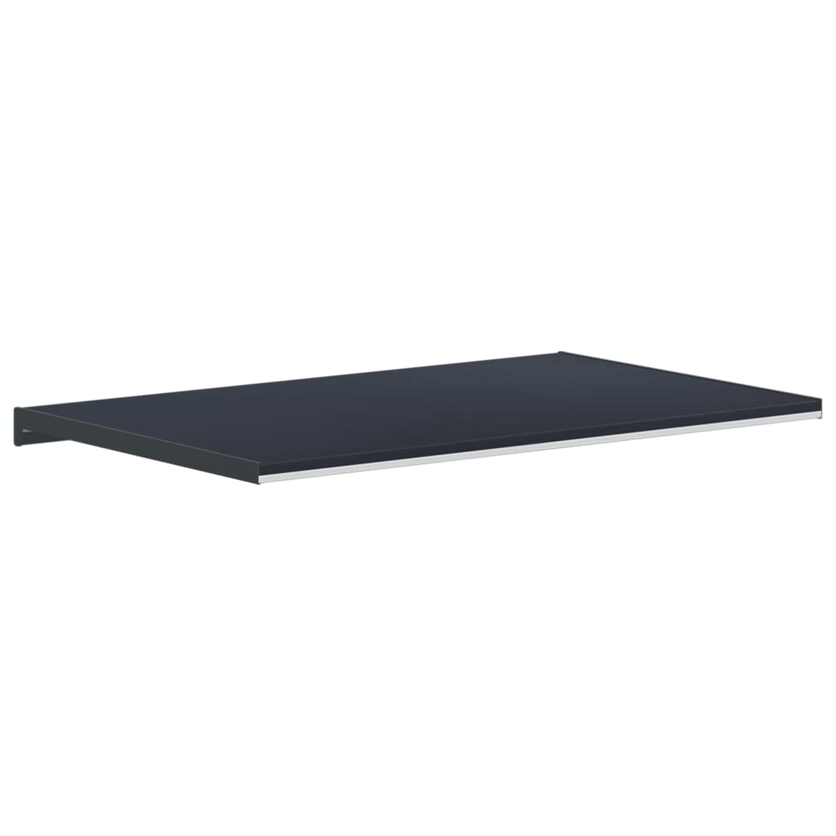 Vindueskarm Anthracit med træstruktur 100 x 50 x 4,5 cm PVC
