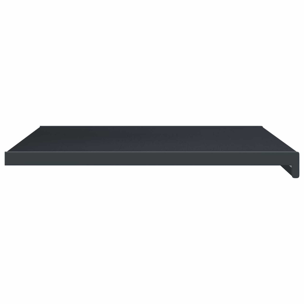 Vindueskarm Anthracit med træstruktur 100 x 50 x 4,5 cm PVC