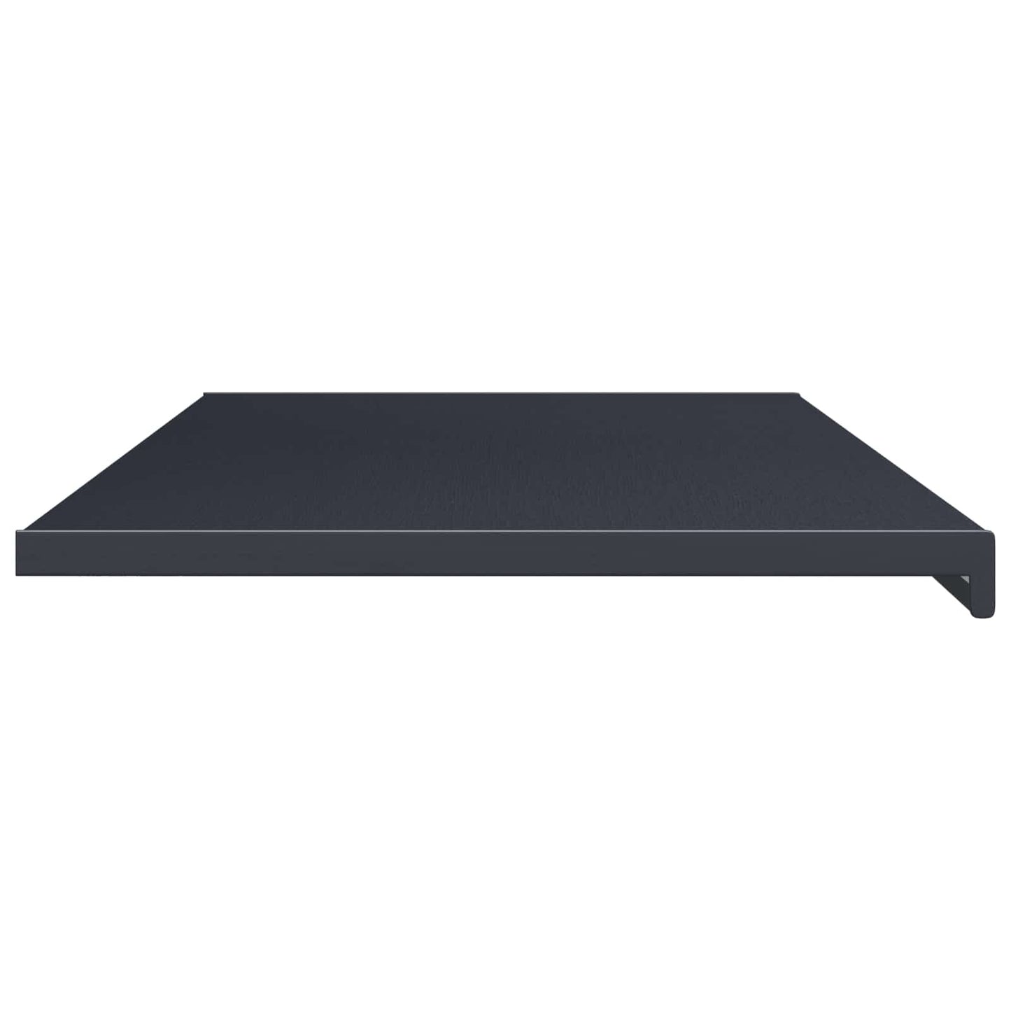 Vindueskarm Anthracit med træstruktur 120 x 50 x 4,5 cm PVC